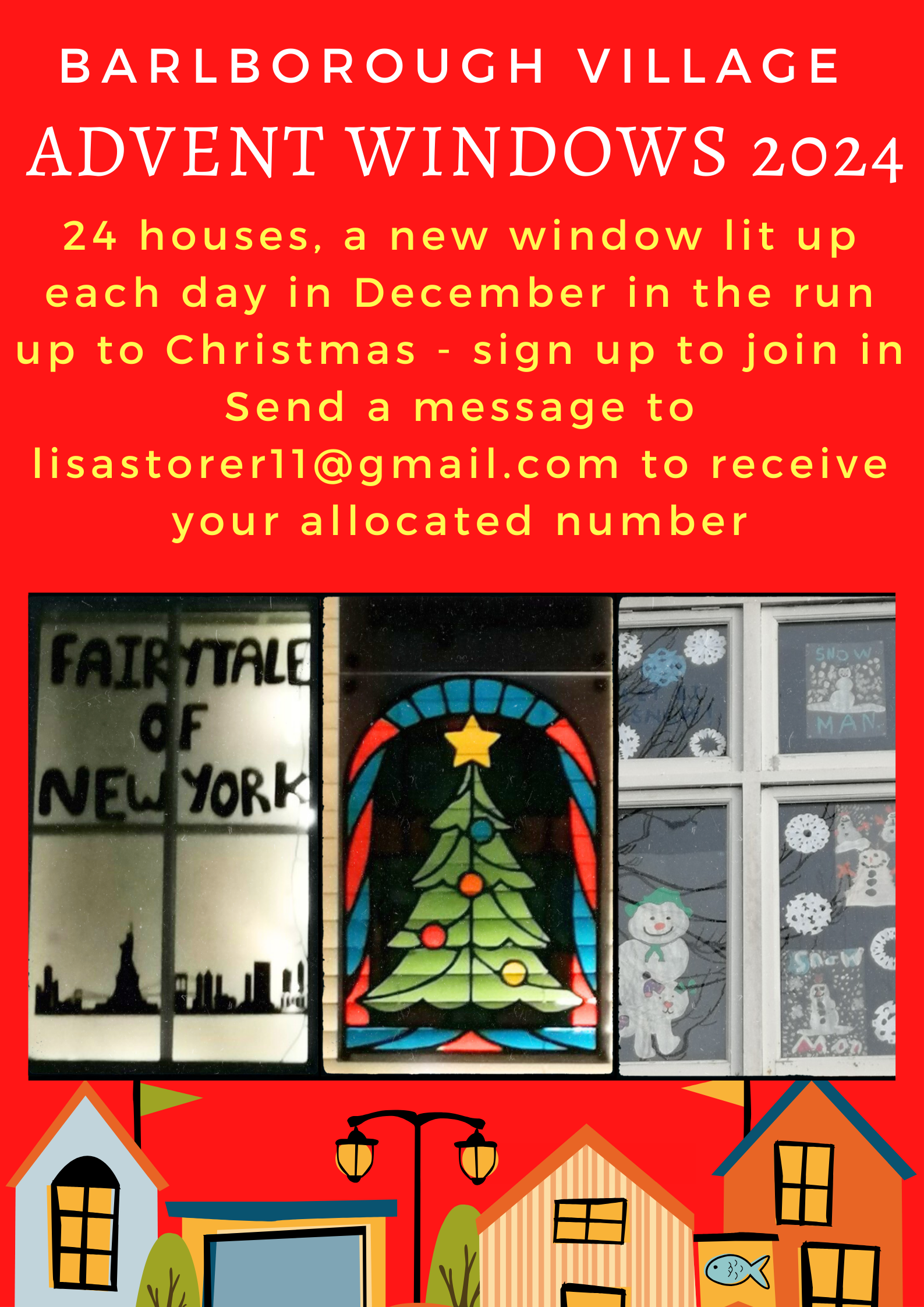 Barlborough Village Advent Calendar 2024 join in! The Church of